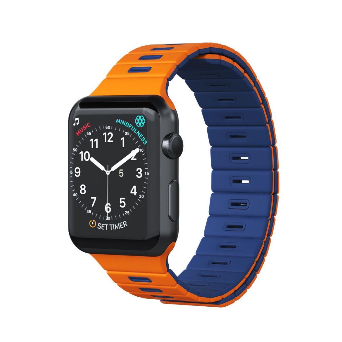 Picture of Goui iWatch Magnetic Band 42/44/45mm - Orange/Blue