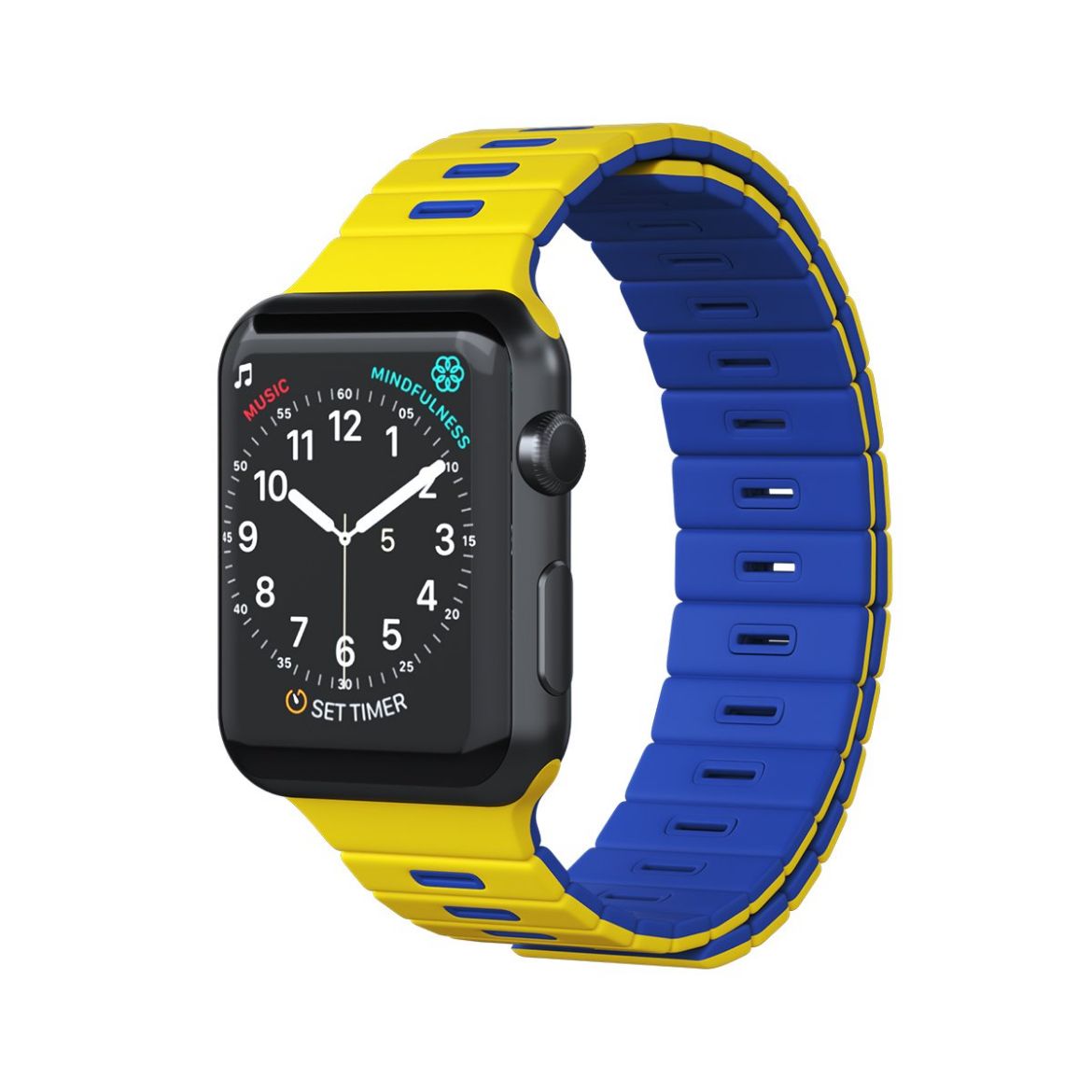 Picture of Goui iWatch Magnetic Band 42/44/45mm - Yellow/Blue