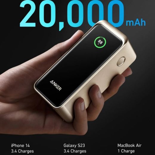 Picture of Anker Prime 20,000mAh Power Bank (200W) Series 7- Gold