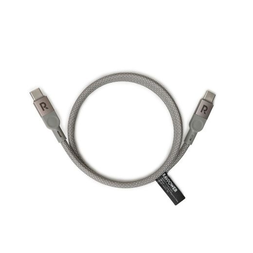 Picture of Ravpower USB-C to USB-C Braided Cable Cable 60W 1.2M - Grey