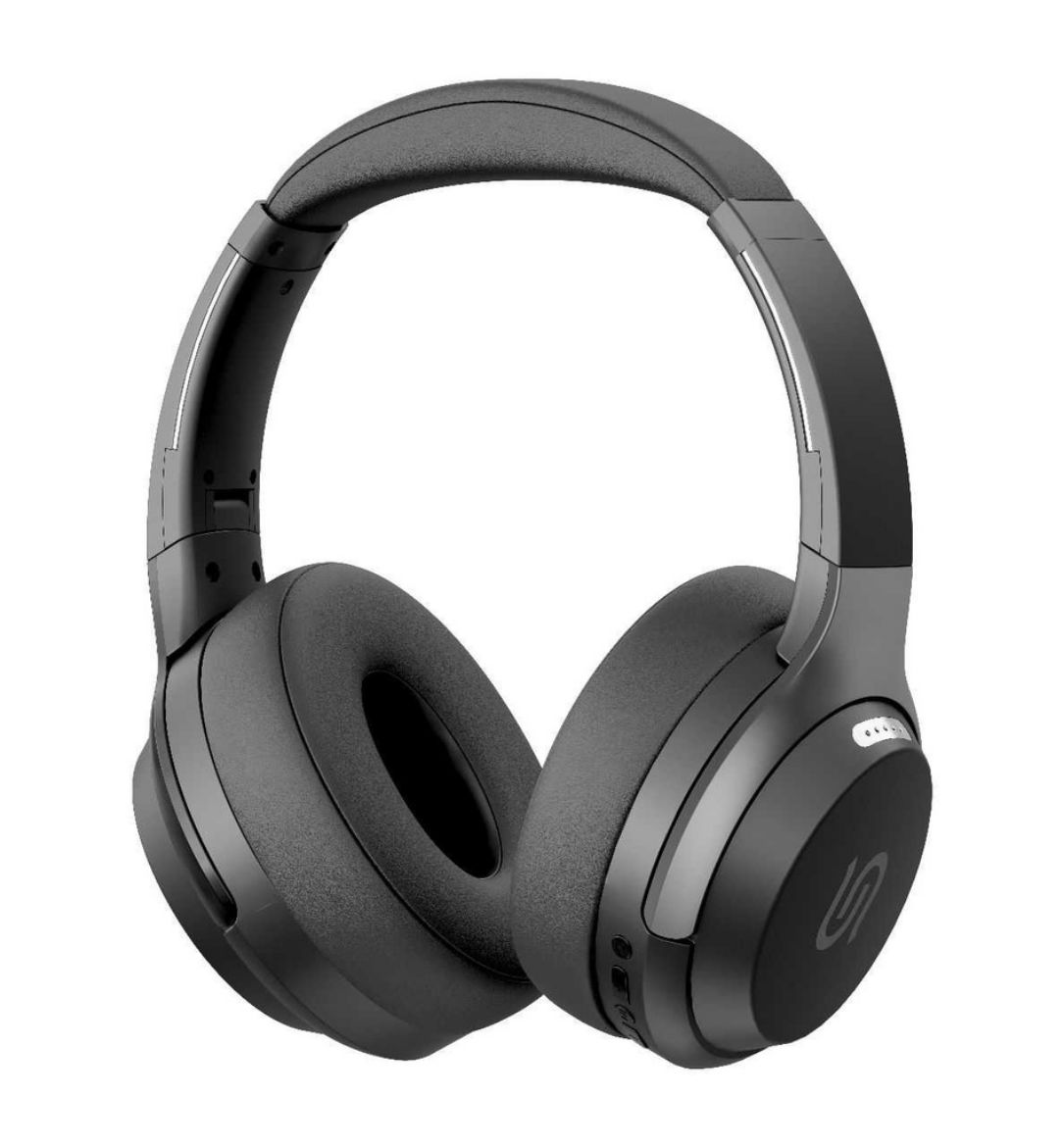 Picture of Porodo Soundtec Hush Wireless ANC Headphone Eliminate Exterior Noise - Black