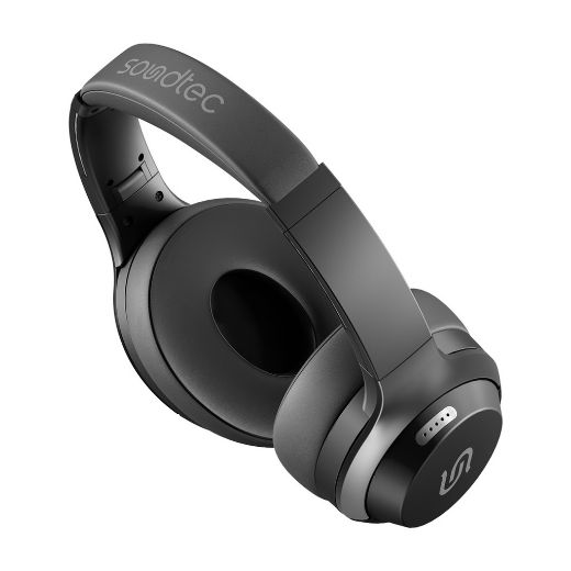 Picture of Porodo Soundtec ECLIPSE Wireless Headphone High Clarity Mic With Noise Cancellation - Black