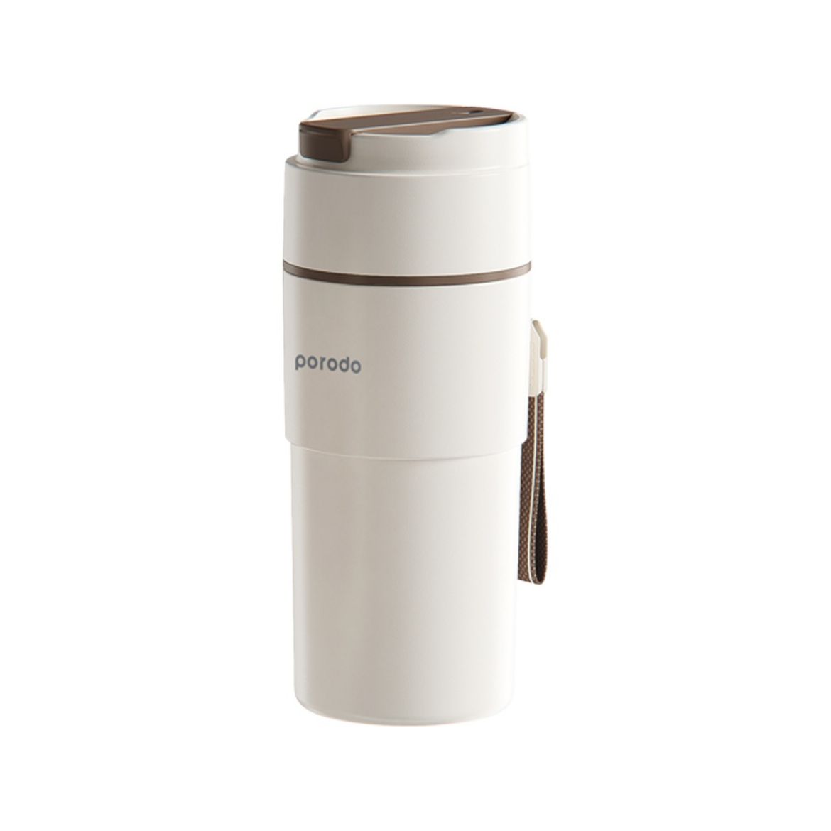 Picture of Porodo Lifestyle Portable Blender Insulated Mug And 6 Hours Keep Warm/Cold 350ml - White