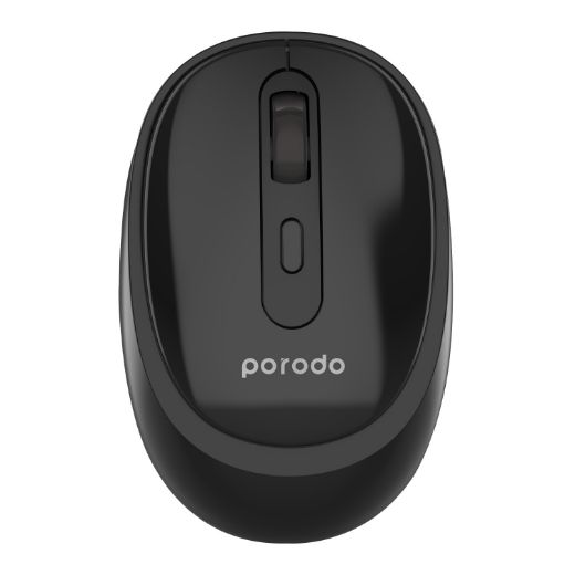 Picture of Porodo Dual Mode Wireless Keyboard Mouse Set - Black