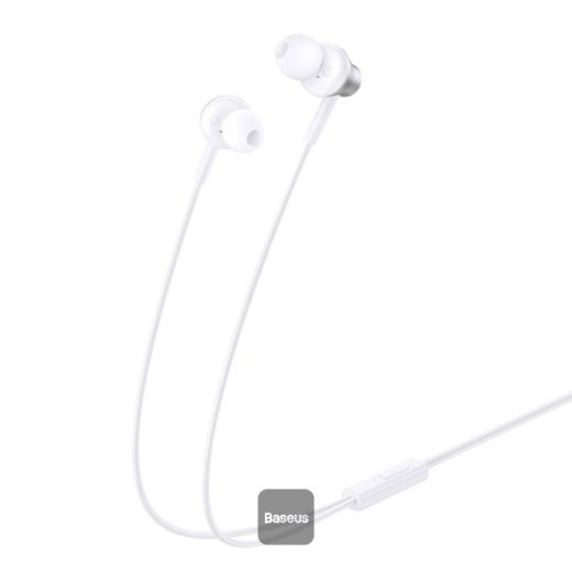 Picture of Baseus Encok CZ11 Wired Earphones Moon - White