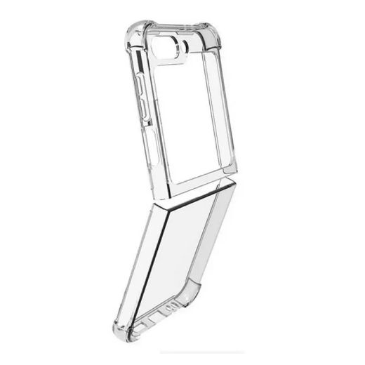 Picture of Smartix Premium Samsung Z Flip 5 Clear Case + Screen Protector - Clear