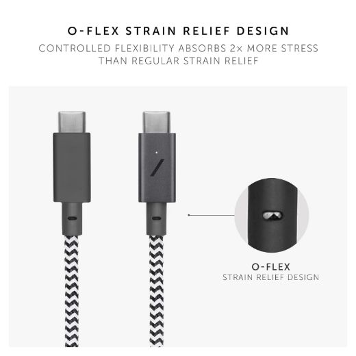 Picture of Native Union Belt Cable Pro 240W USB-C to USB-C 2.4M - Zebra