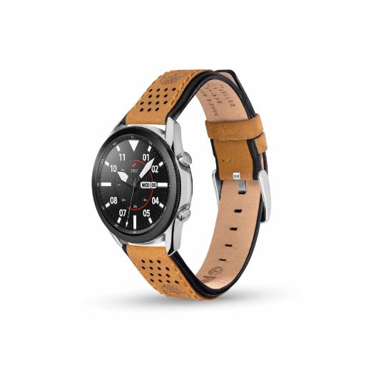 Picture of Timberland Attleboro for Apple Watch 42/44/45/49mm Smart Watch 22mm Leather Strap - Camel