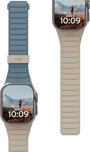 Picture of UAG Pathfinder Strap for Apple Watch 42/44/45/49mm - Dune/Cloud Blue