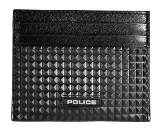 Picture of Police Card Case Pyramid - Black