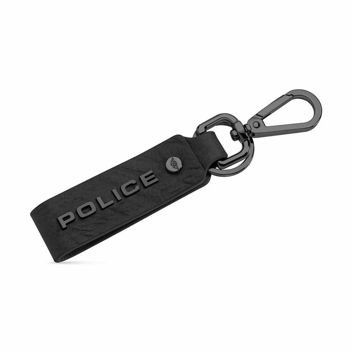 Picture of Police Leather Keyring Droid - Black