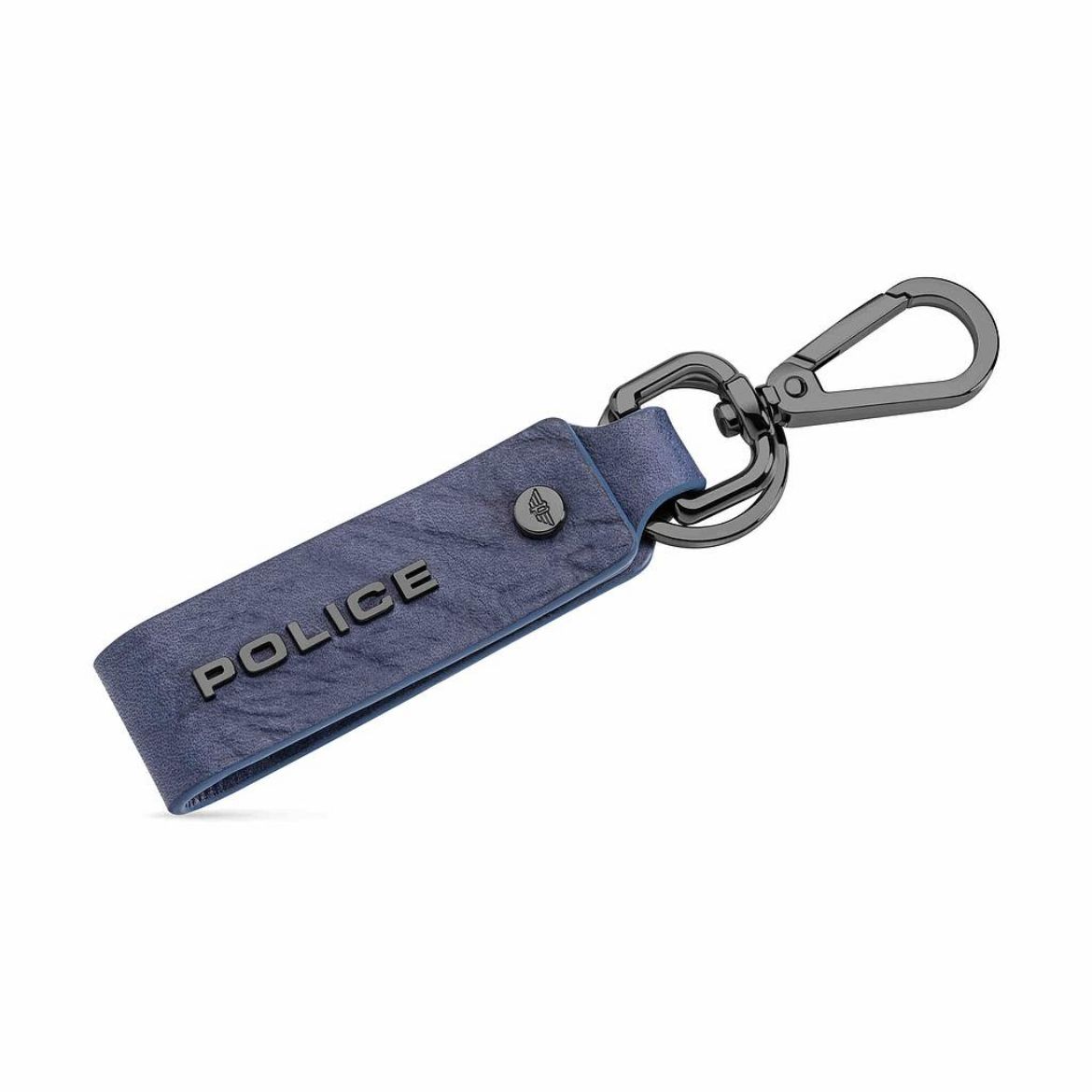 Picture of Police Leather Keyring Droid - Blue