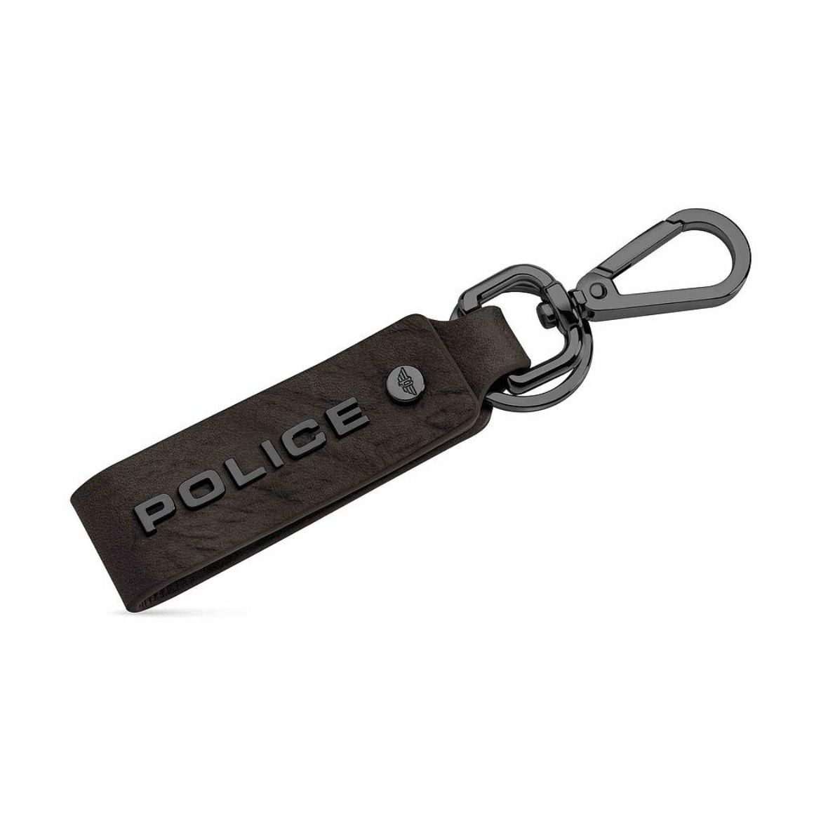 Picture of Police Leather Keyring Droid - Brown