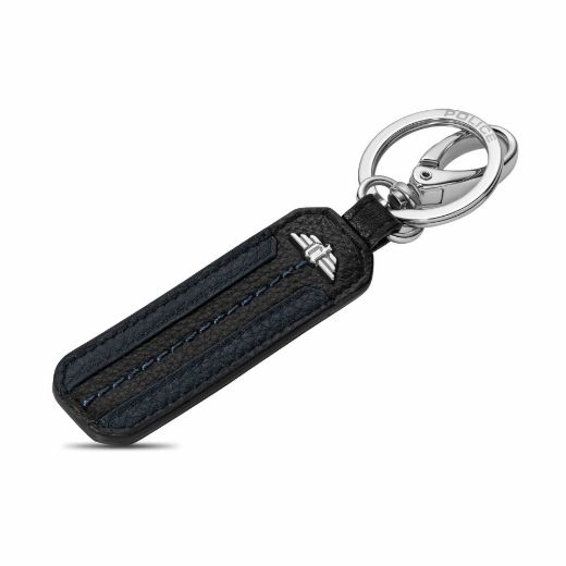 Picture of Police Avon Leather Keyring - Navy Blue