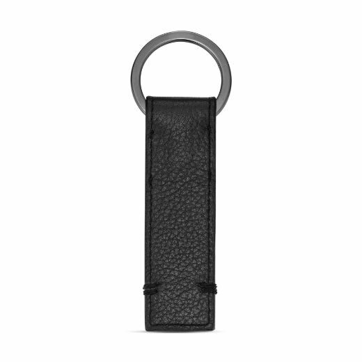 Picture of Police Orion Leather Perforated Keyring - Black