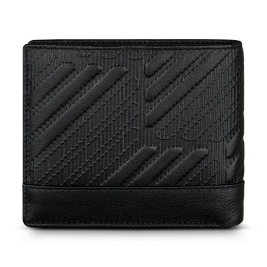 Picture of Police Nouveau Leather Wallet w/ Xtra Card Holder - Black