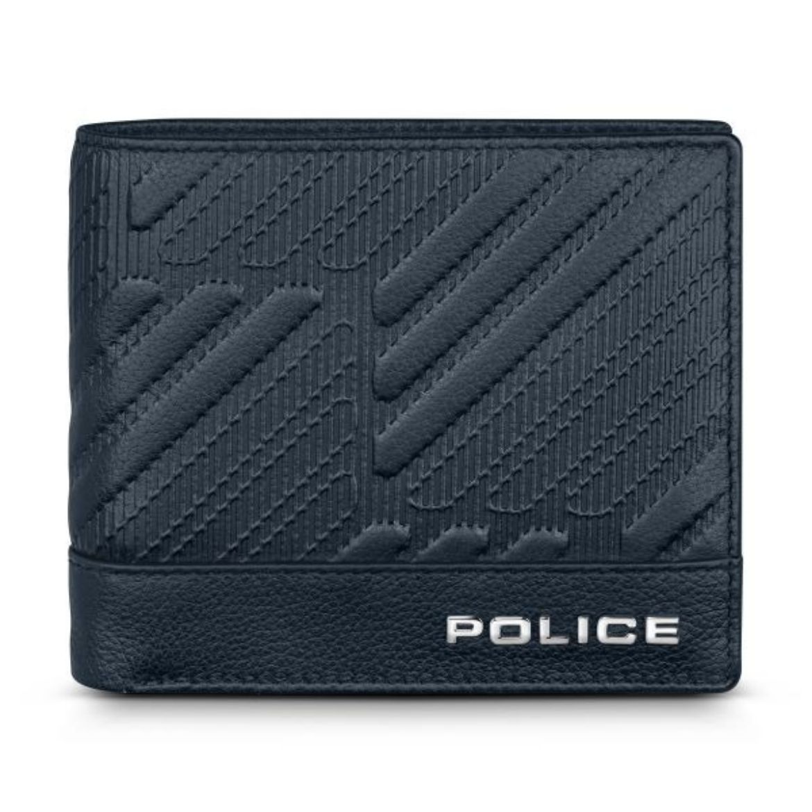 Picture of Police Nouveau Leather Wallet w/ Xtra Card Holder - Navy