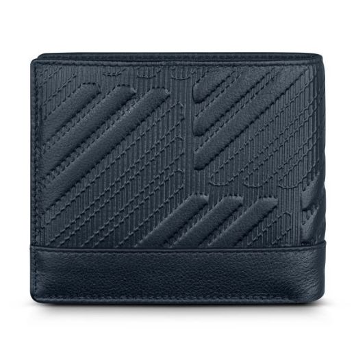 Picture of Police Nouveau Leather Wallet w/ Xtra Card Holder - Navy