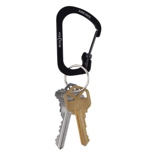 Picture of NiteIze SlideLock Carabiner Stainless Steel #4 - Black