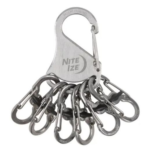 Picture of NiteIze S-Biner KeyRack Locker Stainless - Silver