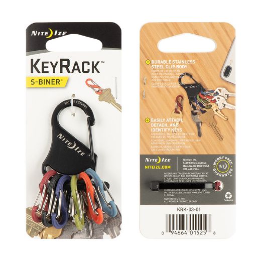 Picture of NiteIze KeyRack S-Biner - Black/Plastic 