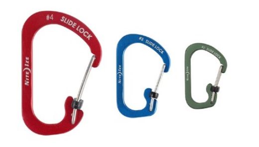 Picture of NiteIze SlideLock Carabiner Aluminum #4 - Blue