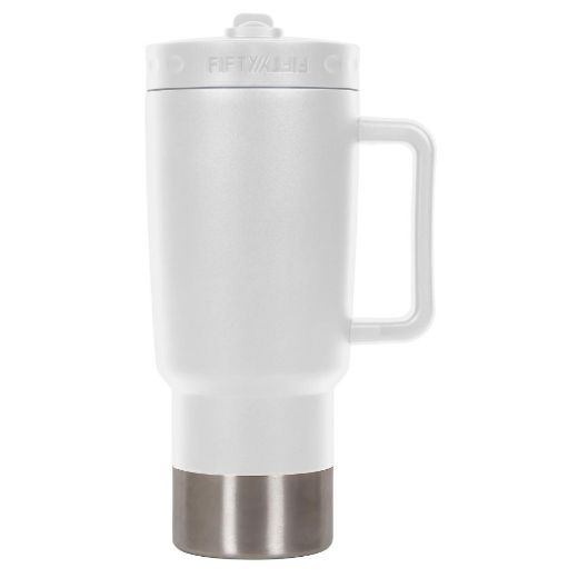 Picture of Fifty Fifty Insulated Mug 900ML - White