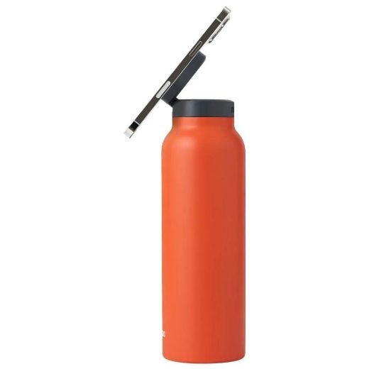 Picture of Ringo Water Bottle 1 Litre MagSafe Booster Ring / MagSafe Screw LID - Orange