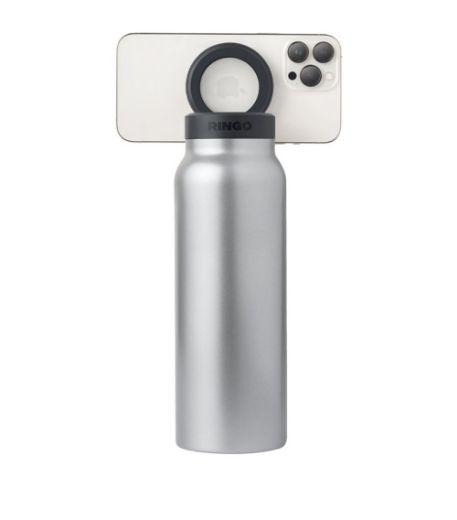 Picture of Ringo Water Bottle 1 Litre MagSafe Booster Ring / MagSafe Screw LID - Stainless