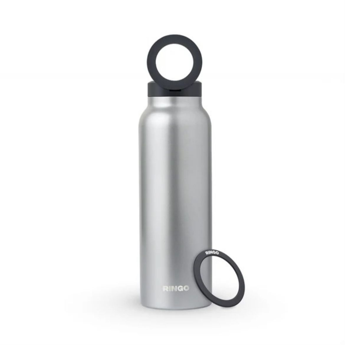 Picture of Ringo Water Bottle 1 Litre MagSafe Booster Ring / MagSafe Screw LID - Stainless