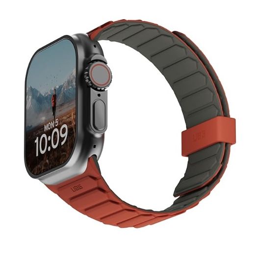 Picture of UAG Pathfinder Strap for Apple Watch 42/44/45/49mm - Olive/Rust