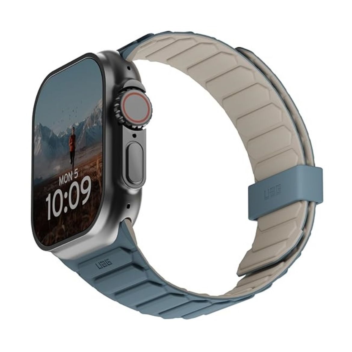 Picture of UAG Pathfinder Strap for Apple Watch 42/44/45/49mm - Dune/Cloud Blue