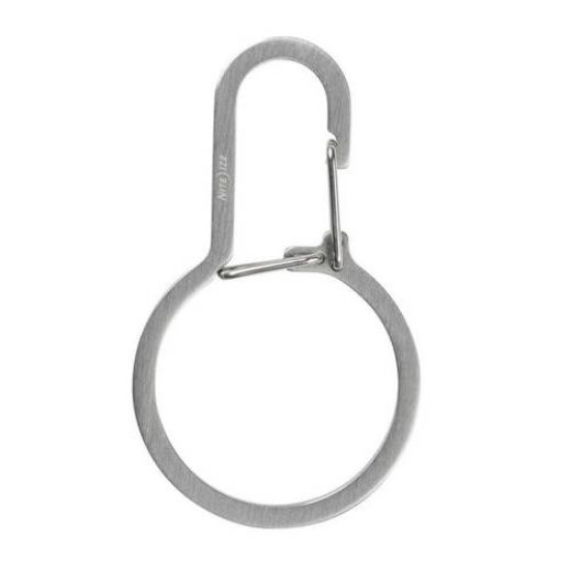 Picture of NiteIze Double Chamber Carabiner DualPass Steel - Silver