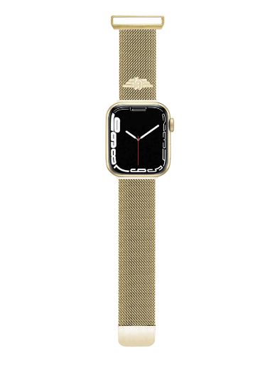 Picture of Police Apple Watch 42/44/45/49mm Mesh Stainless Steel Strap - Gold