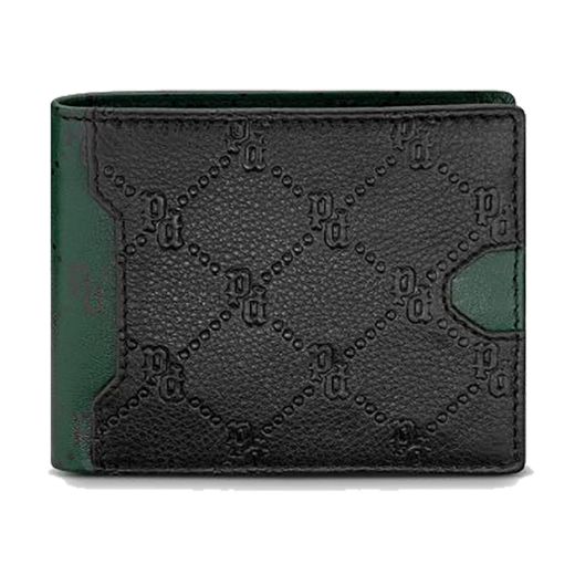 Picture of Police Echo leather Embossed Wallet - Black/Green