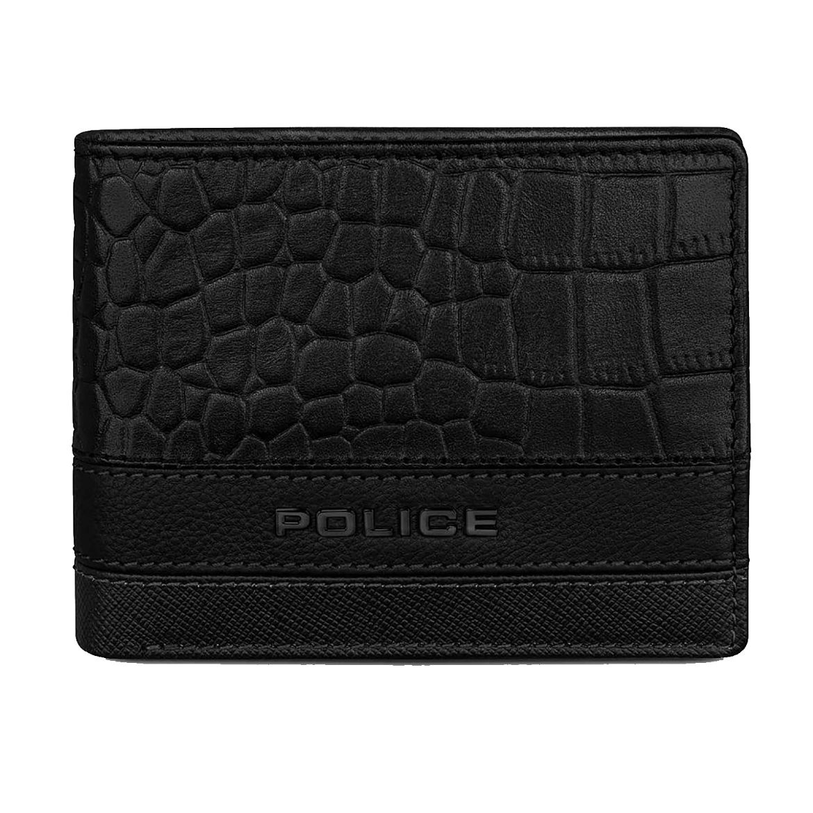 Picture of Police Enzo Leather Wallet w/ Xtra Card Holder - Black