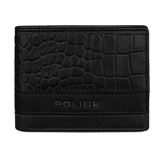 Picture of Police Enzo Leather Wallet w/ Xtra Card Holder - Black