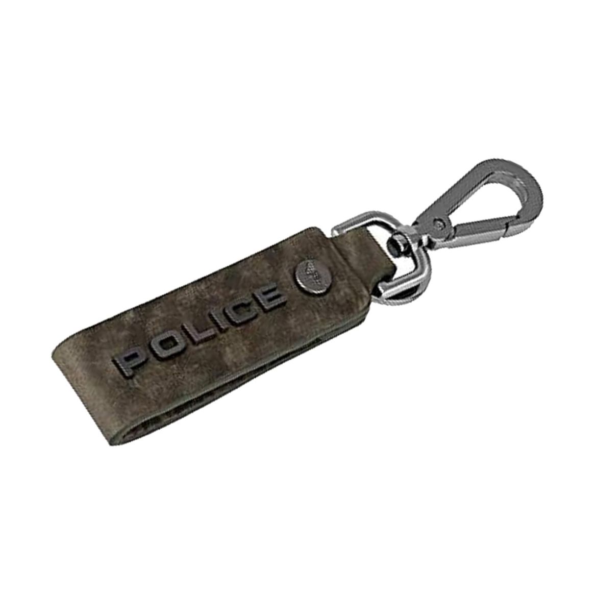 Picture of Police Leather Keyring Droid - Green