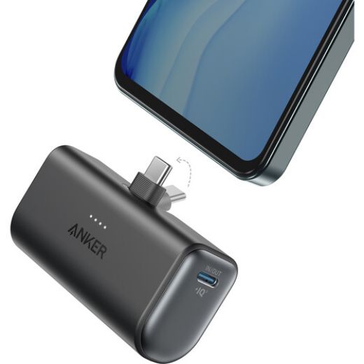 Picture of Anker Nano Power Bank 22.5W Built In USB-C Connector 5000mAh - Black