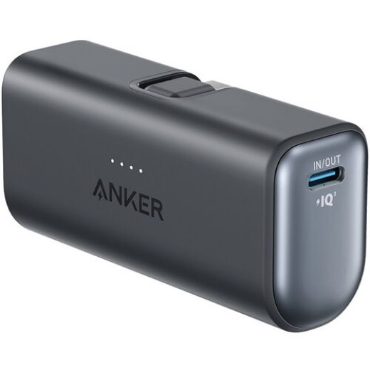 Picture of Anker Nano Power Bank 22.5W Built In USB-C Connector 5000mAh - Black