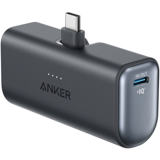 Picture of Anker Nano Power Bank 22.5W Built In USB-C Connector 5000mAh - Black