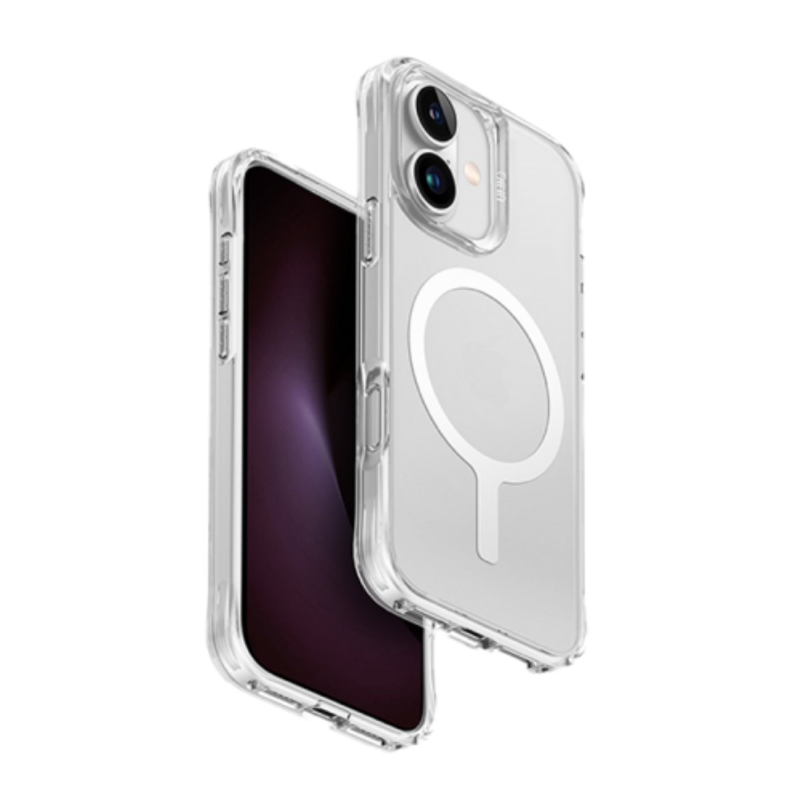 Picture of Uniq Hybrid Case for iPhone 16 Plus Magclick Charging Lifepro Xtreme Af - Dove Frost Clear