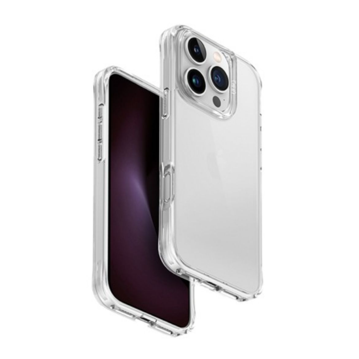 Picture of Uniq Hybrid Case for iPhone 16 Pro Lifepro Xtreme - Crystal Clear