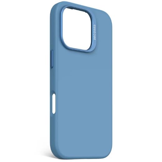 Picture of Decoded AntiMicrobial Silicone Case for iPhone 16 Pro - Light Blue