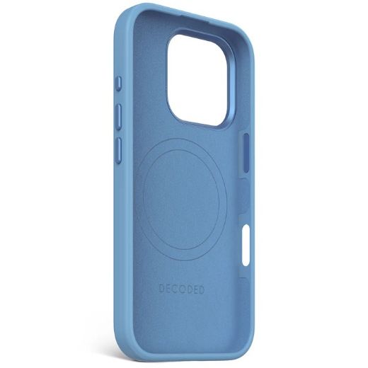 Picture of Decoded AntiMicrobial Silicone Case for iPhone 16 Pro - Light Blue