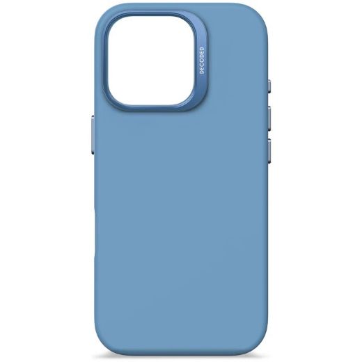 Picture of Decoded AntiMicrobial Silicone Case for iPhone 16 Pro - Light Blue