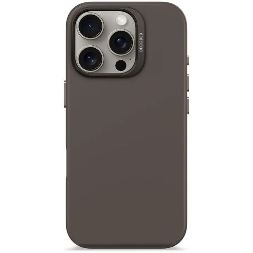 Picture of Decoded AntiMicrobial Silicone Case for iPhone 16 Pro - Black