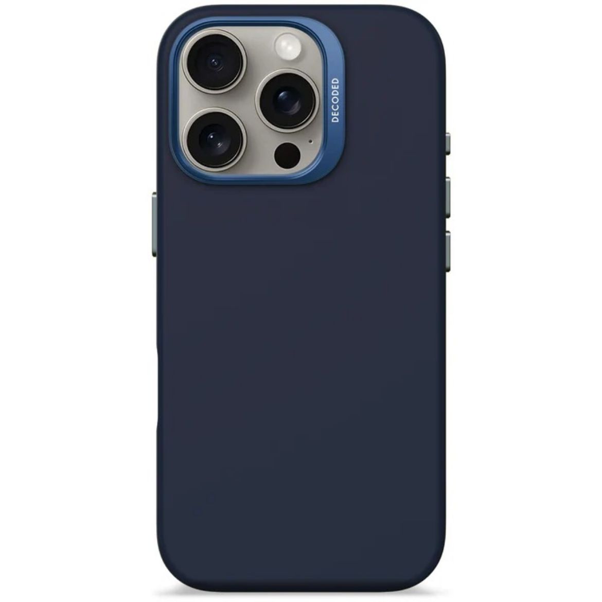 Picture of Decoded AntiMicrobial Silicone Case for iPhone 16 Pro Max - Navy