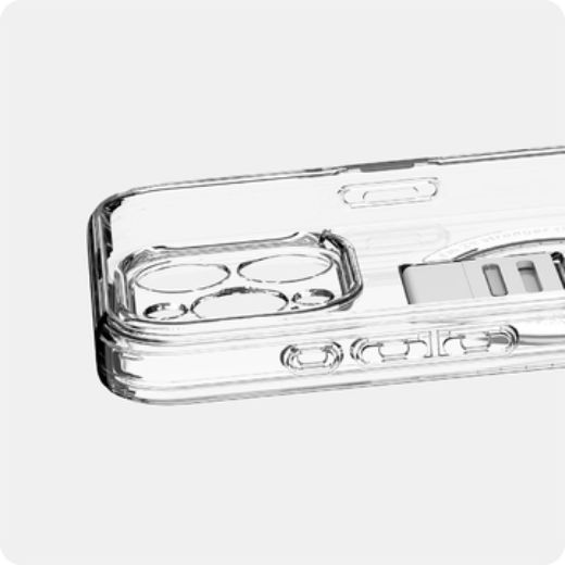 Picture of Itskins Avana Grip-It Series Case Compatible With Magsafe for iPhone 16 Pro Max  6.9-inch - Clear