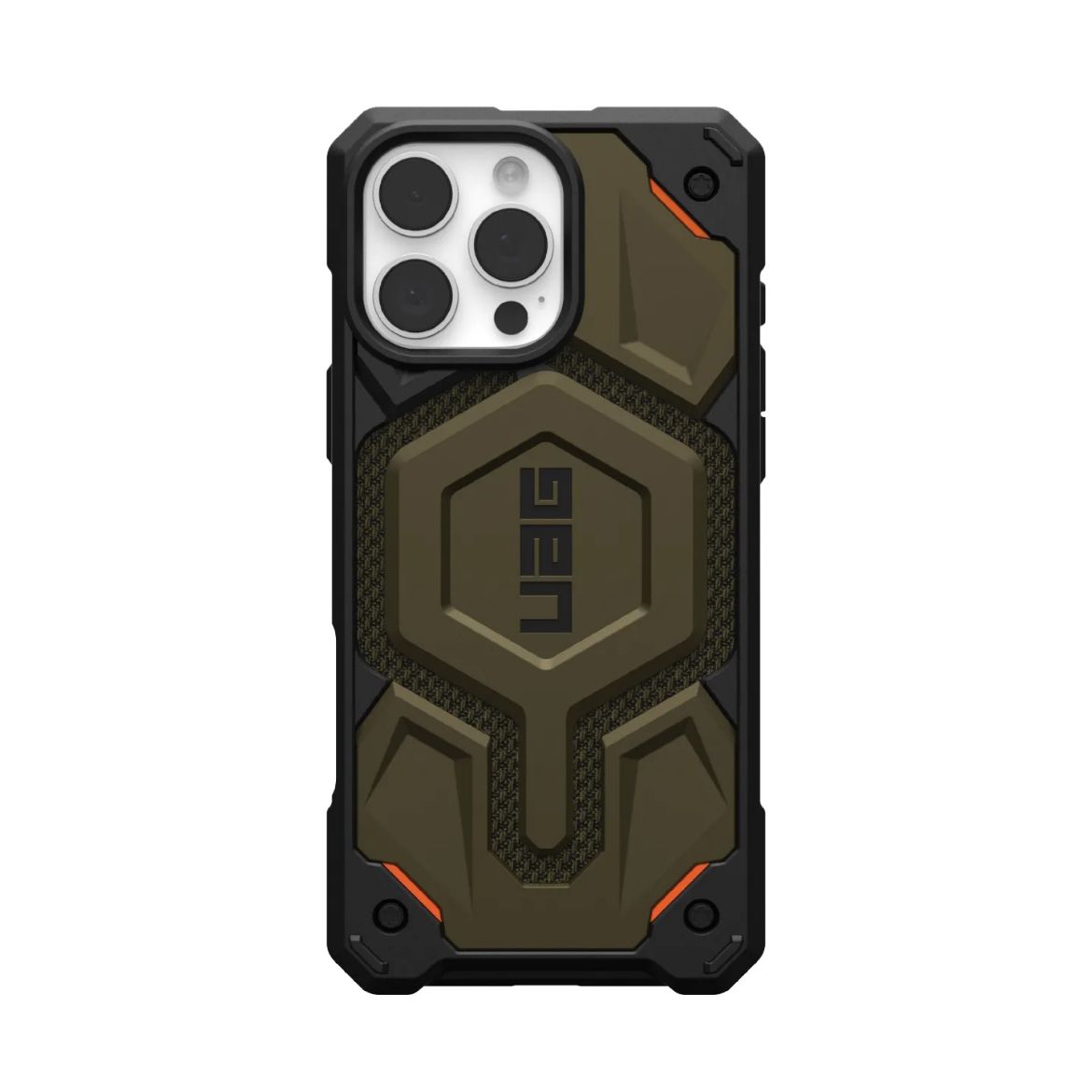 Picture of UAG Monarch Pro Kevlar Magsafe Case for iPhone 16 Pro Max - Kevlar Element Green